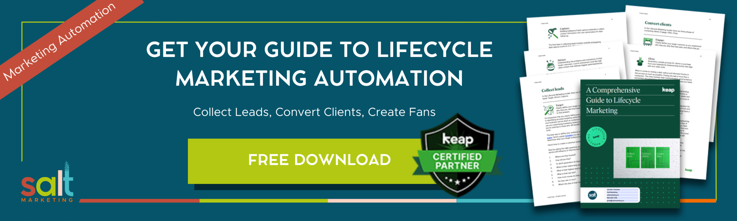 Keap Customer Lifecycle Automation Banner MARKETING AUTOMATION