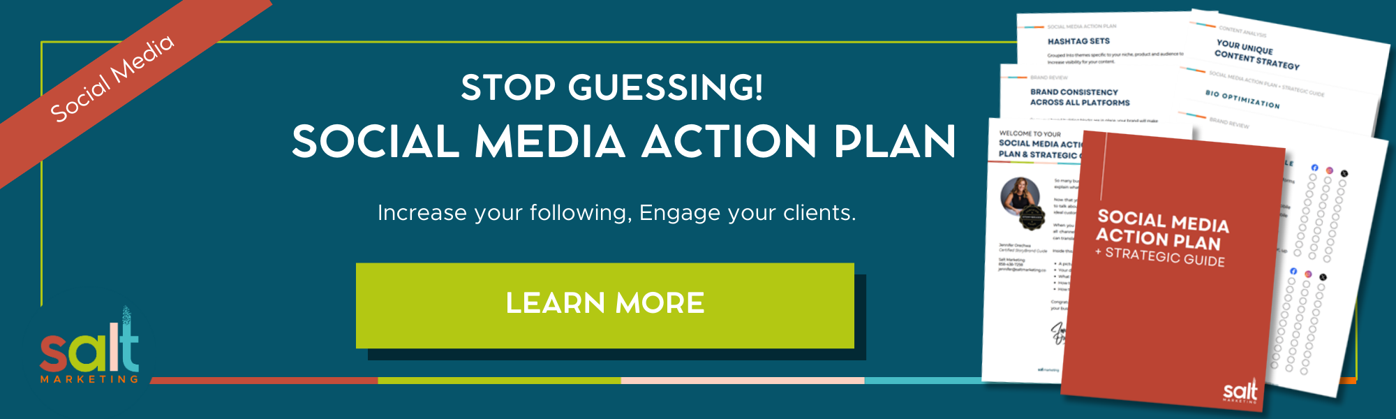 Social Media Action Plan Promo Banner social media action plan