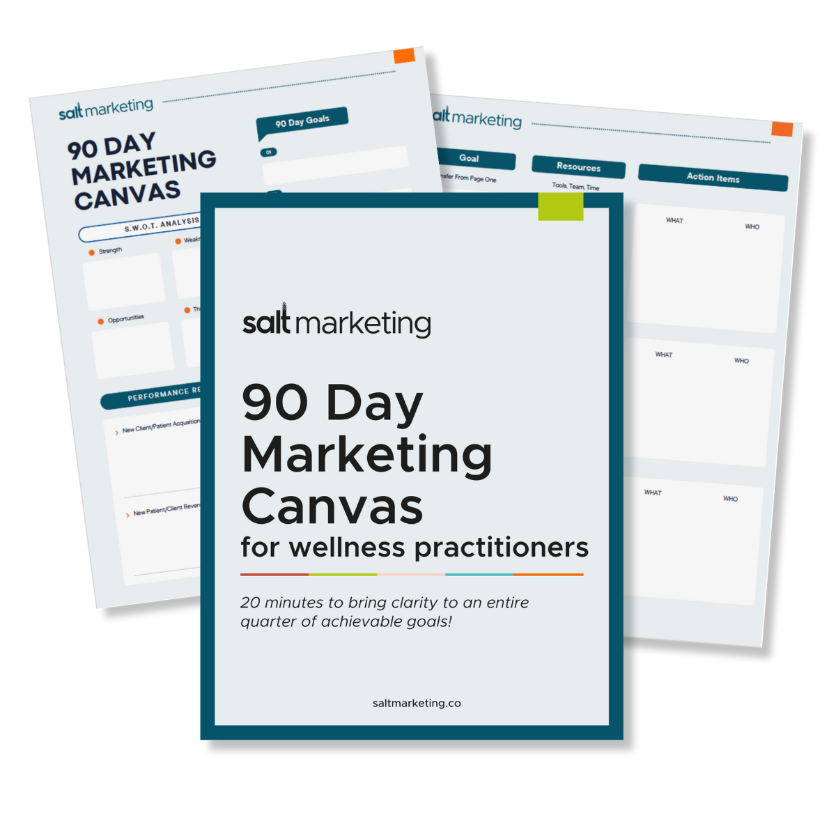 90 Day Marketing Canvas Comp 90 Day Planning for Wellness Businesses