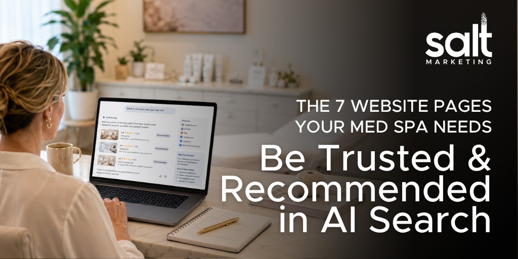 get seen in AI search for med spas