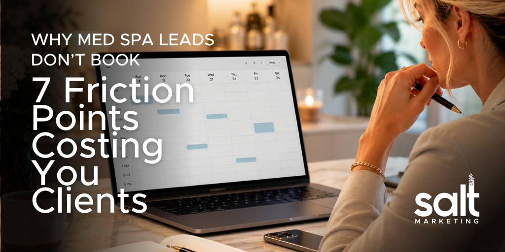 why med spa leads don't book