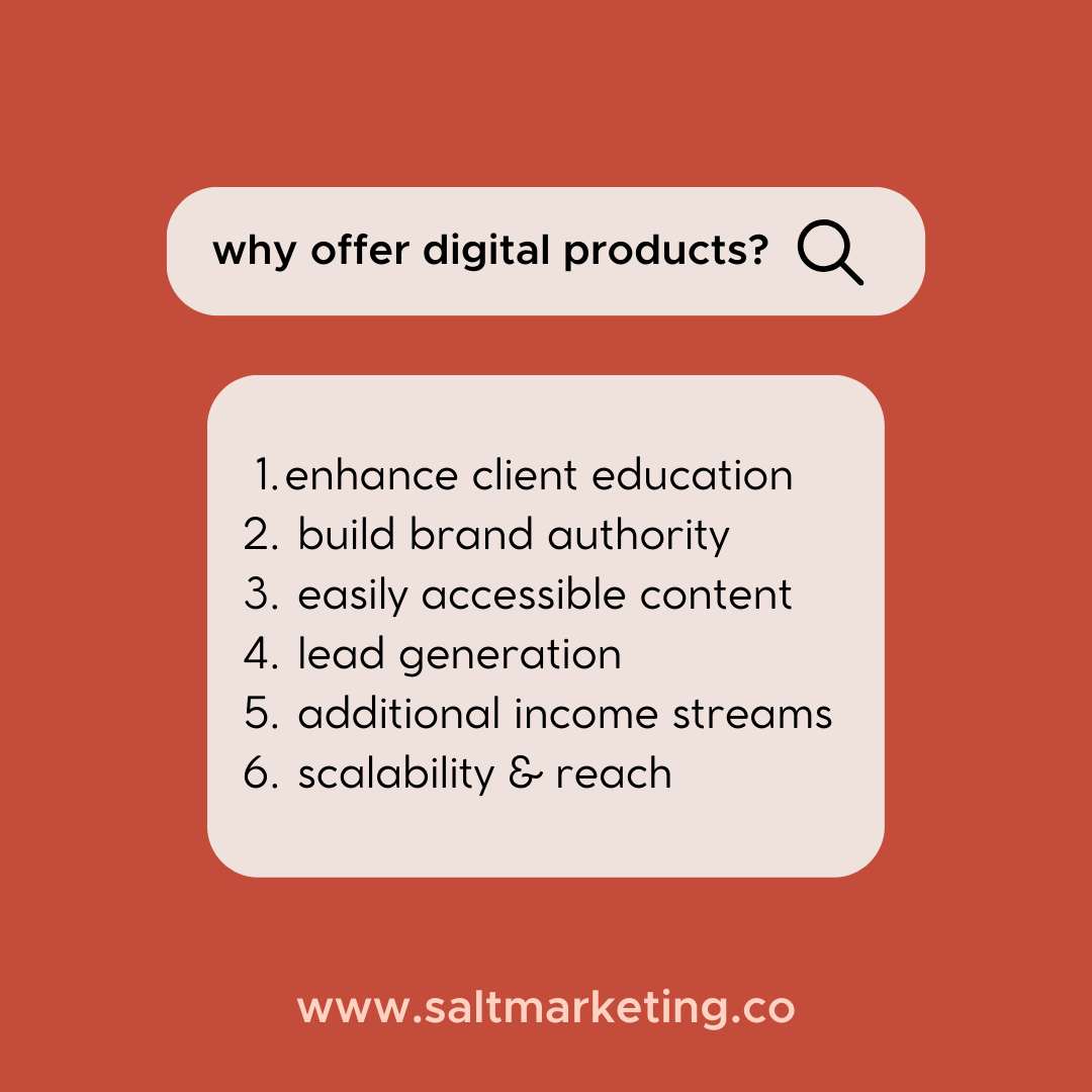 why offer digital products