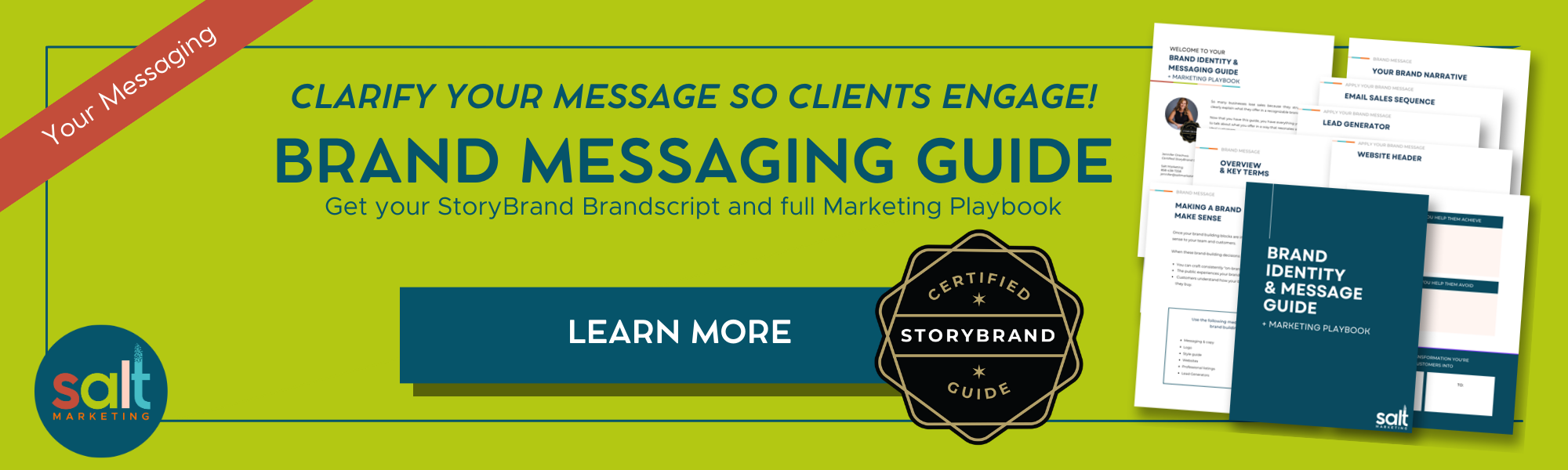 Brand Messaging Guide banner