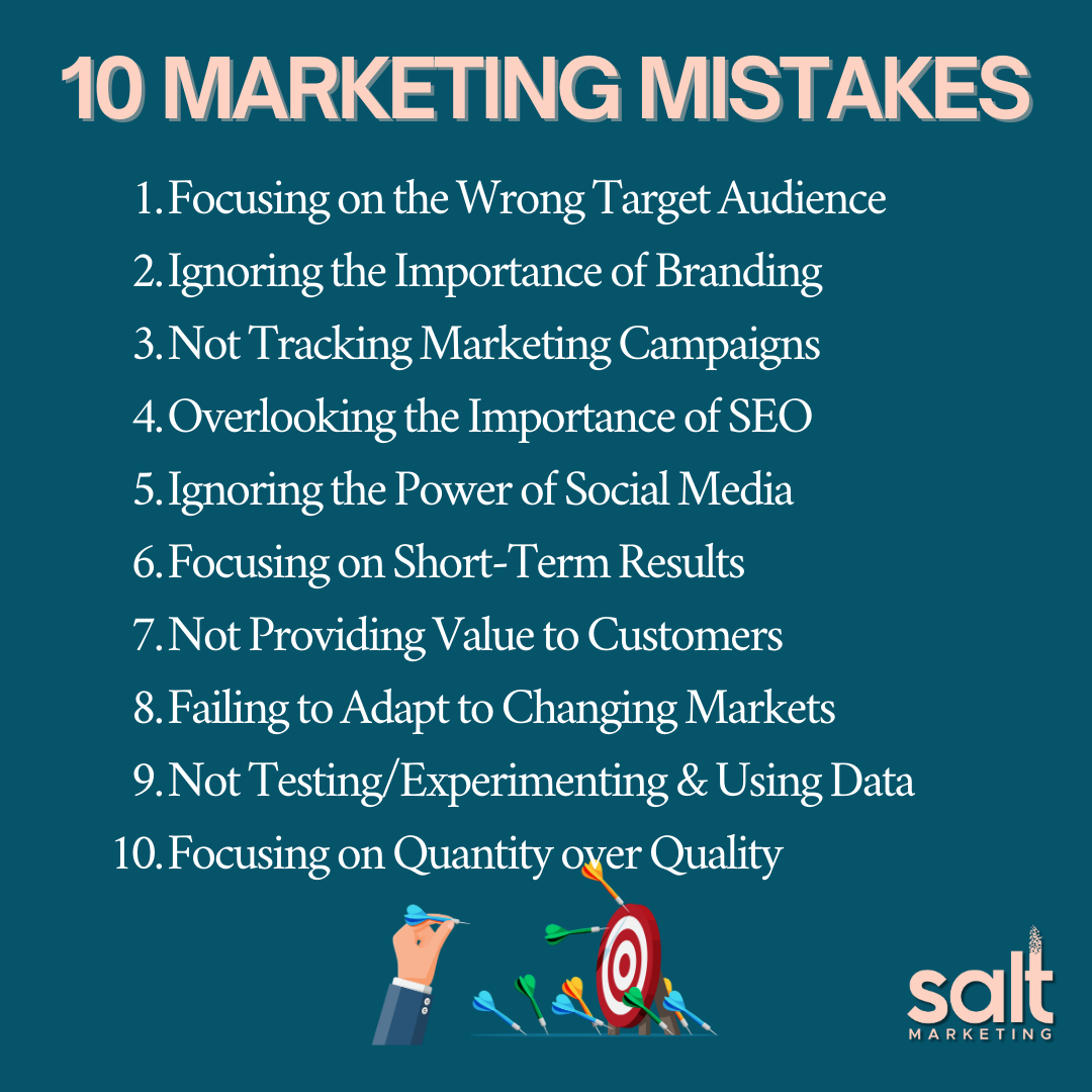 10 marketing mistakes blog image